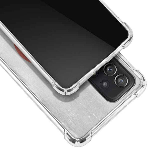 Japanese Flag Distressed Galaxy A72 5G Clear Case